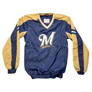 Vintage Milwaukee Brewers Pullover Windbreaker Men's S General Merchandise